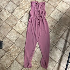 Mauve/pink jumpsuit size medium